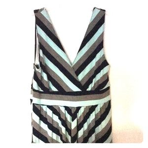 Long Maxy dress chevron stripes 3 color
